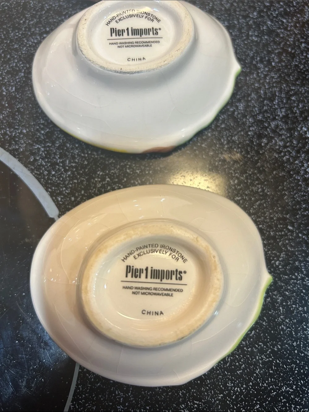 Pier 1 Imports Vintage Citrus Slice Pinch/Dipping/ Trinket Bowl Set of 6